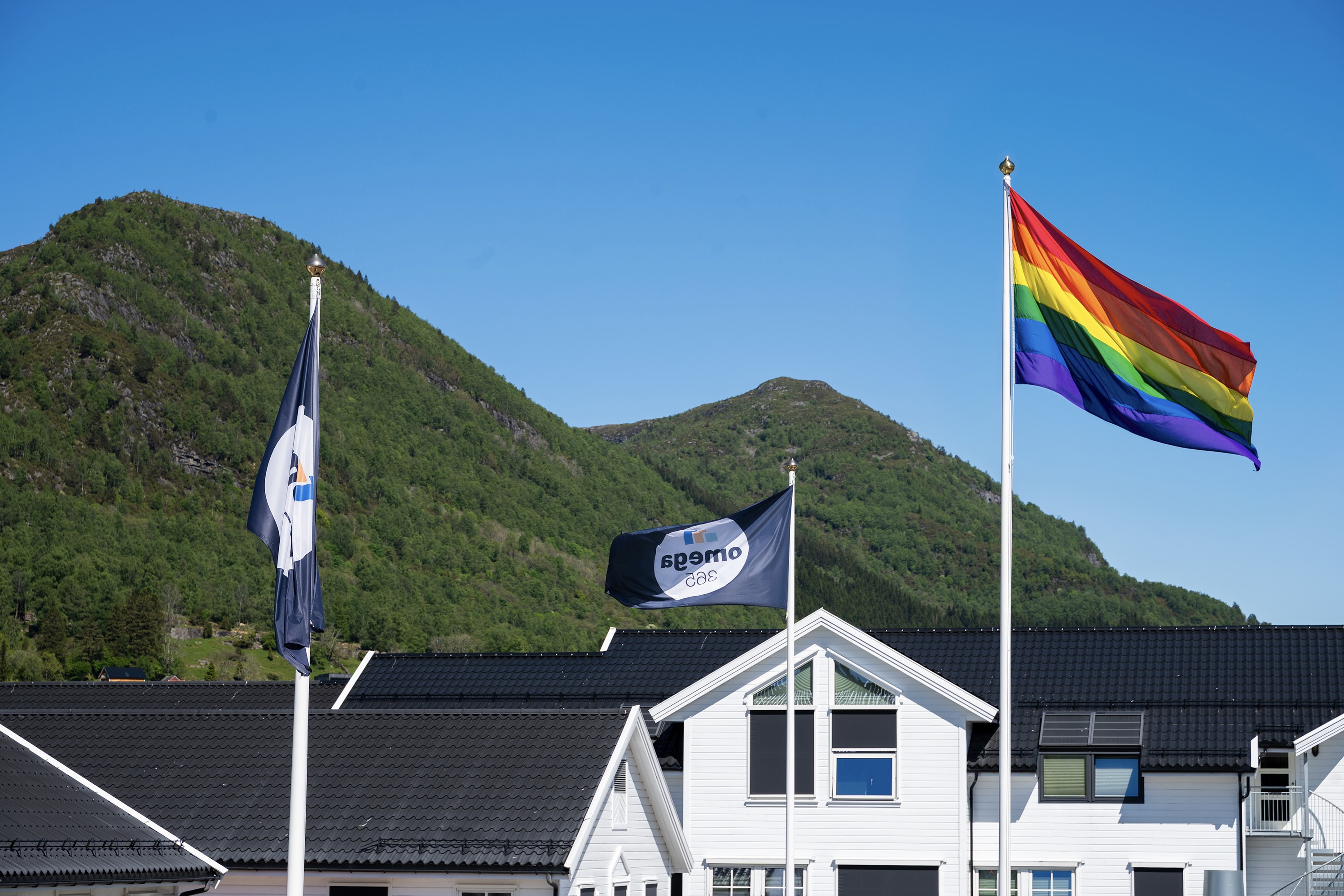 Pride flag raised at HQ