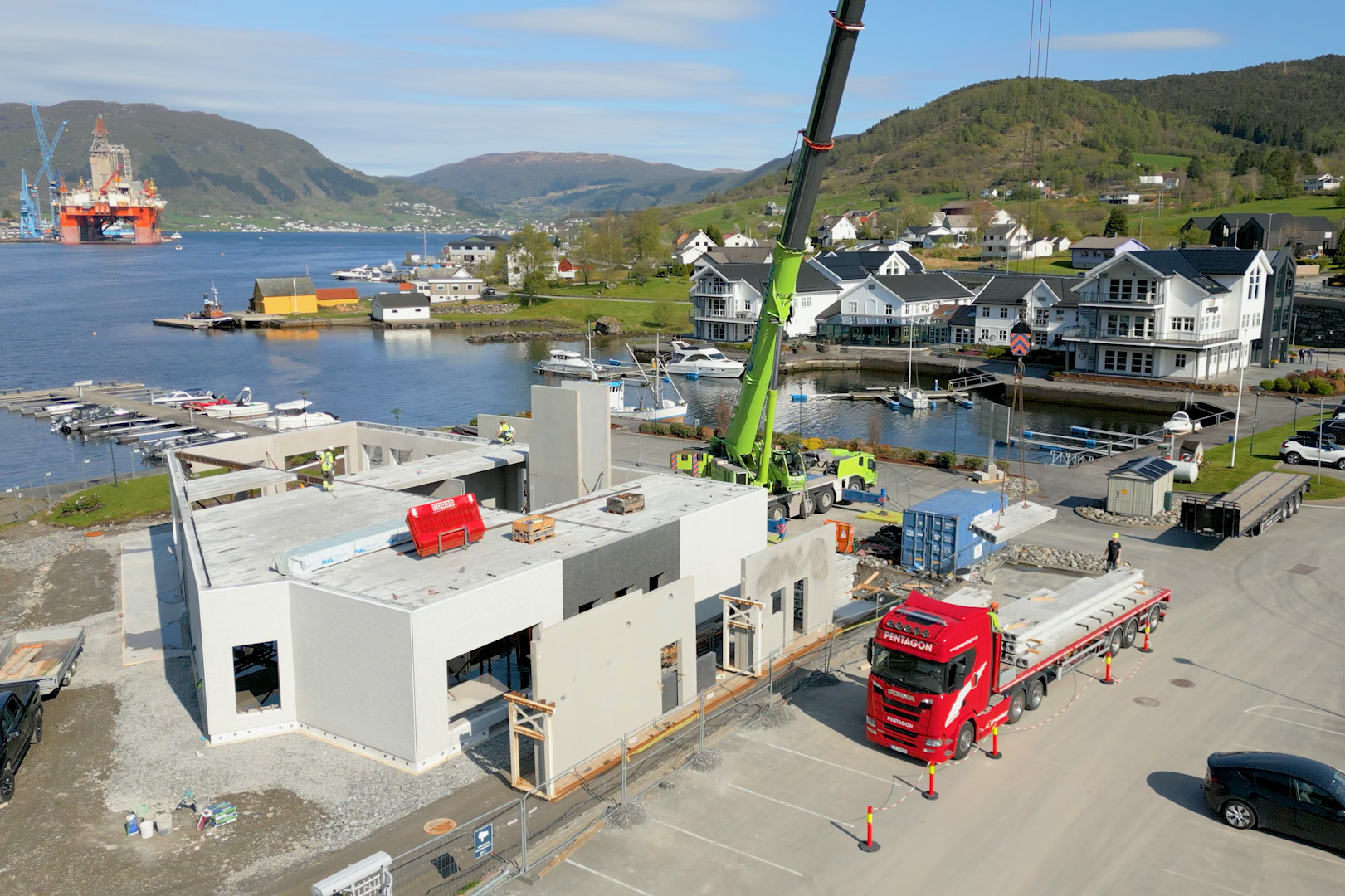 Update from construction of the new building in Ølensvåg